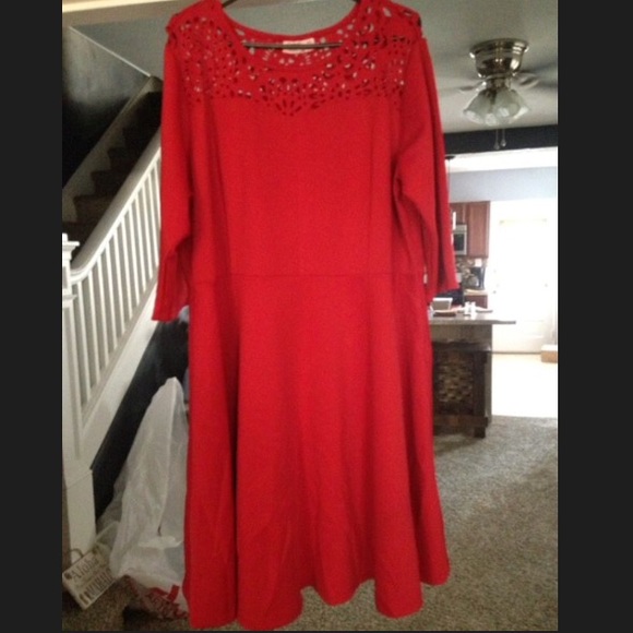 cato's plus size red dresses